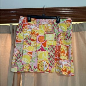Lilly Pulitzer Patchwork Mini Skirt